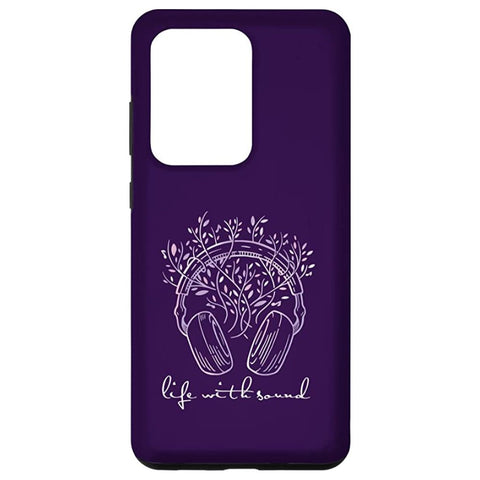 Samsung Galaxy Case - Life With Sound, Purple