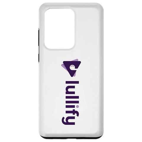 Samsung Galaxy Case - Lullify Logo, White