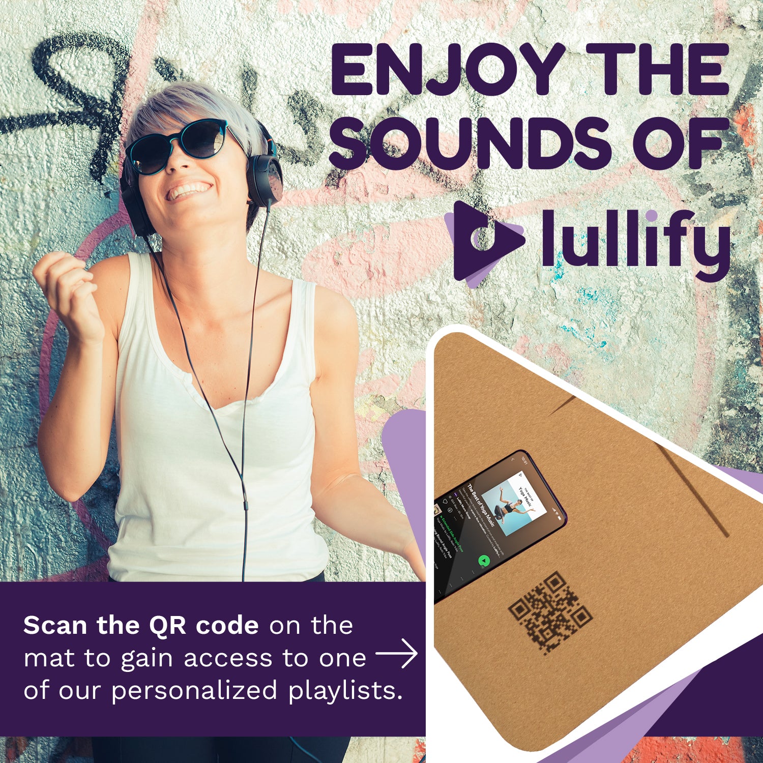 Lullify Cork Yoga Mat