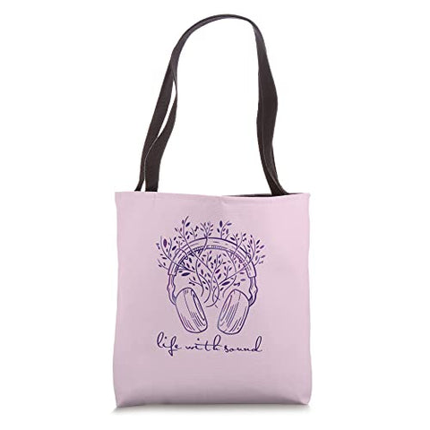 Tote Bag - Life With Sound, Pink