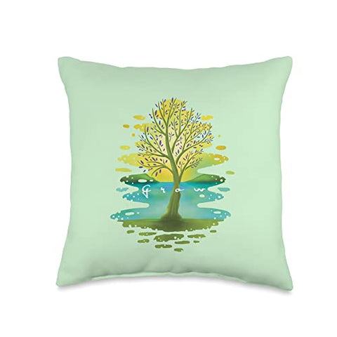 Throw Pillow - Grow