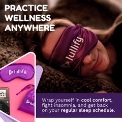 Lullify Silk Sleeping Mask and Travel Kit