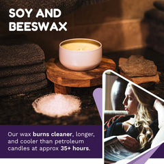Lullify Natural Soy & Beeswax Candles | Oceanic Breeze