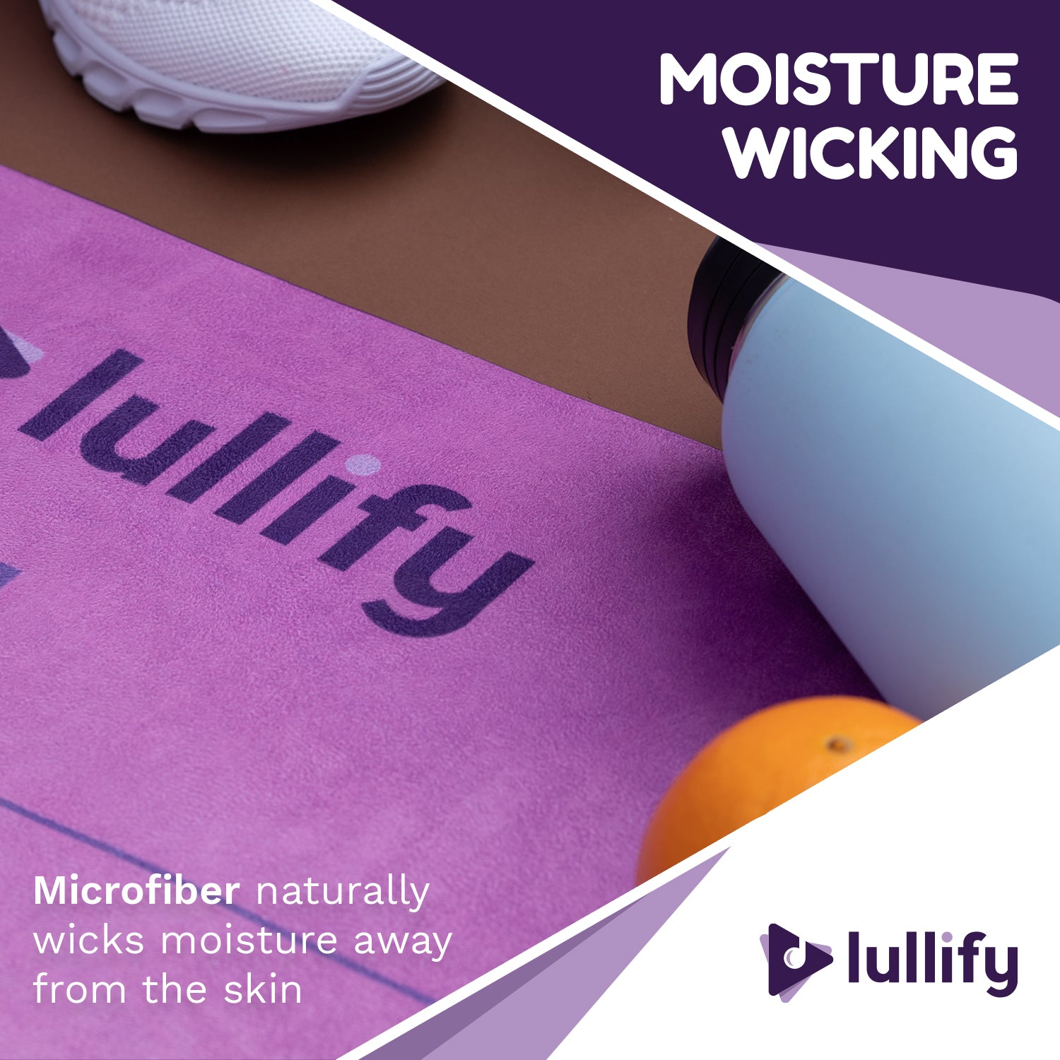 Lullify Travel Yoga Mat With Carrying Bag