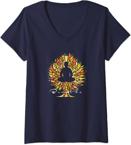 V-Neck T-Shirt - Breathe