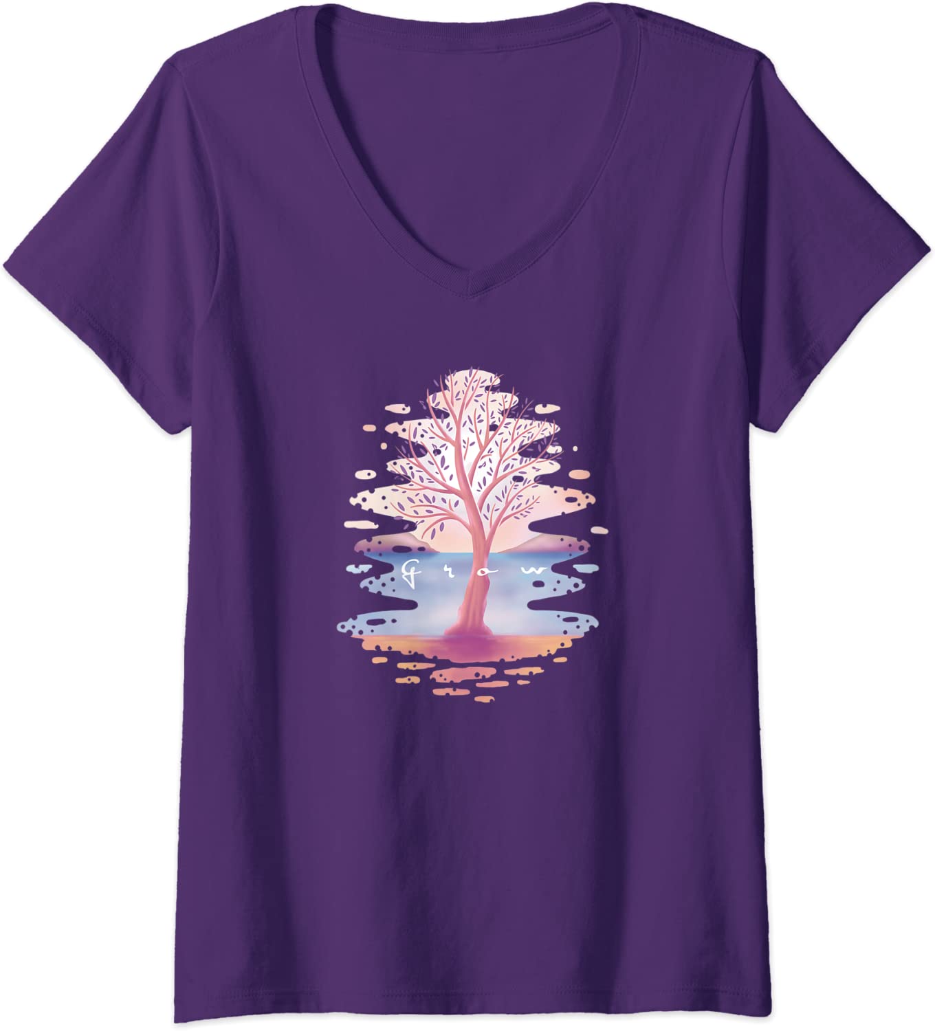 V-Neck T-Shirt - Grow, Alternate