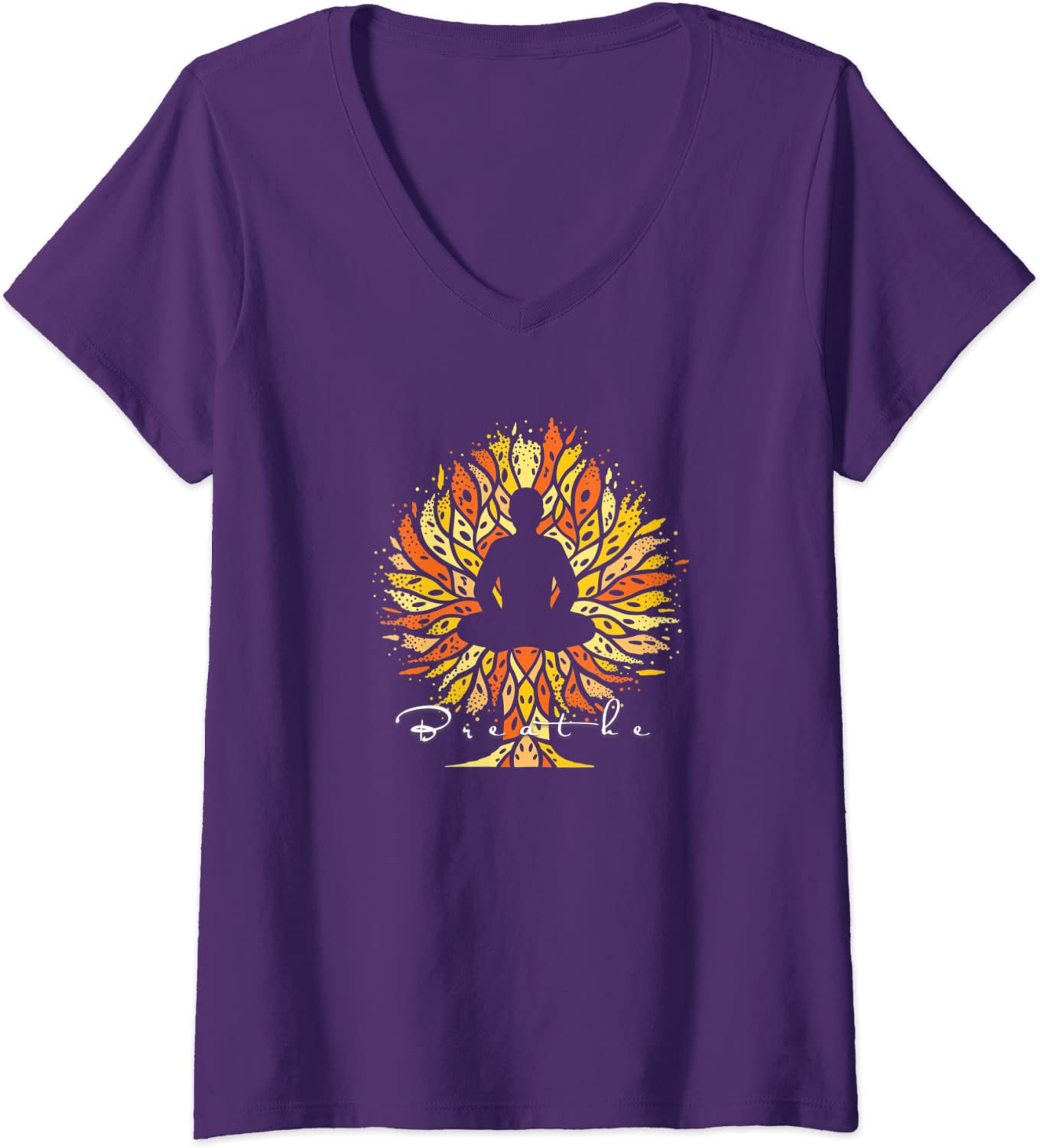 V-Neck T-Shirt - Breathe