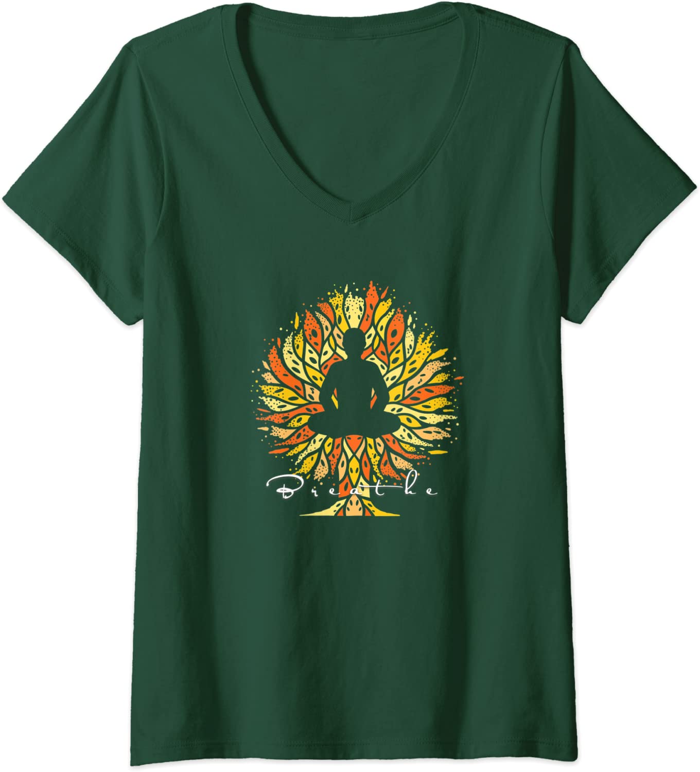 V-Neck T-Shirt - Breathe