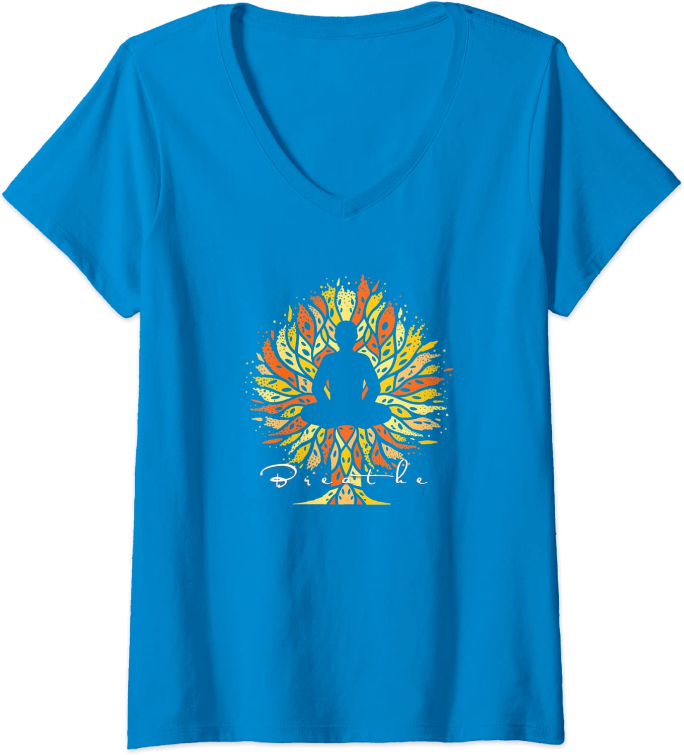V-Neck T-Shirt - Breathe