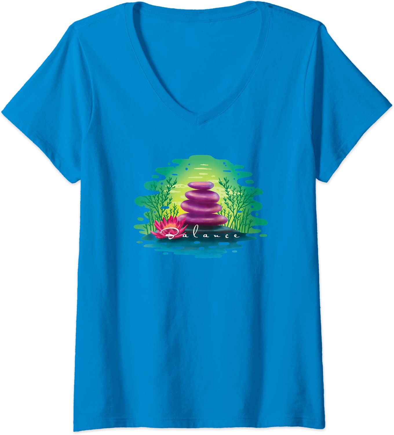 V-Neck T-Shirt - Balance