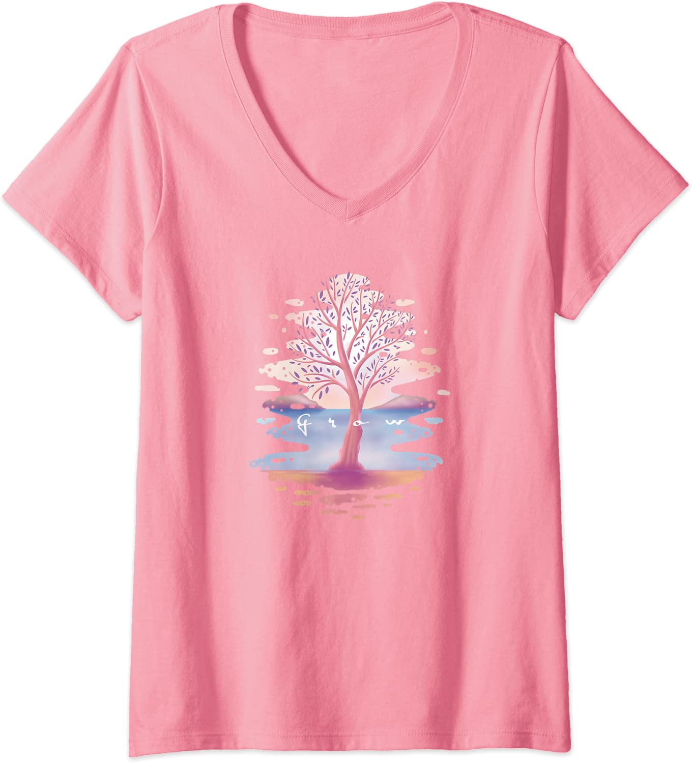 V-Neck T-Shirt - Grow, Alternate