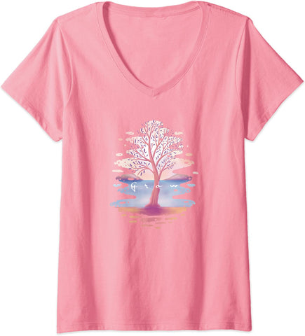 V-Neck T-Shirt - Grow, Alternate