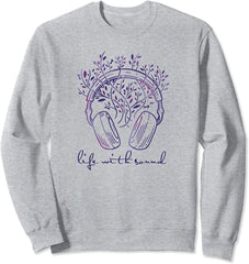 Sweatshirt - Life With Sound, Dark