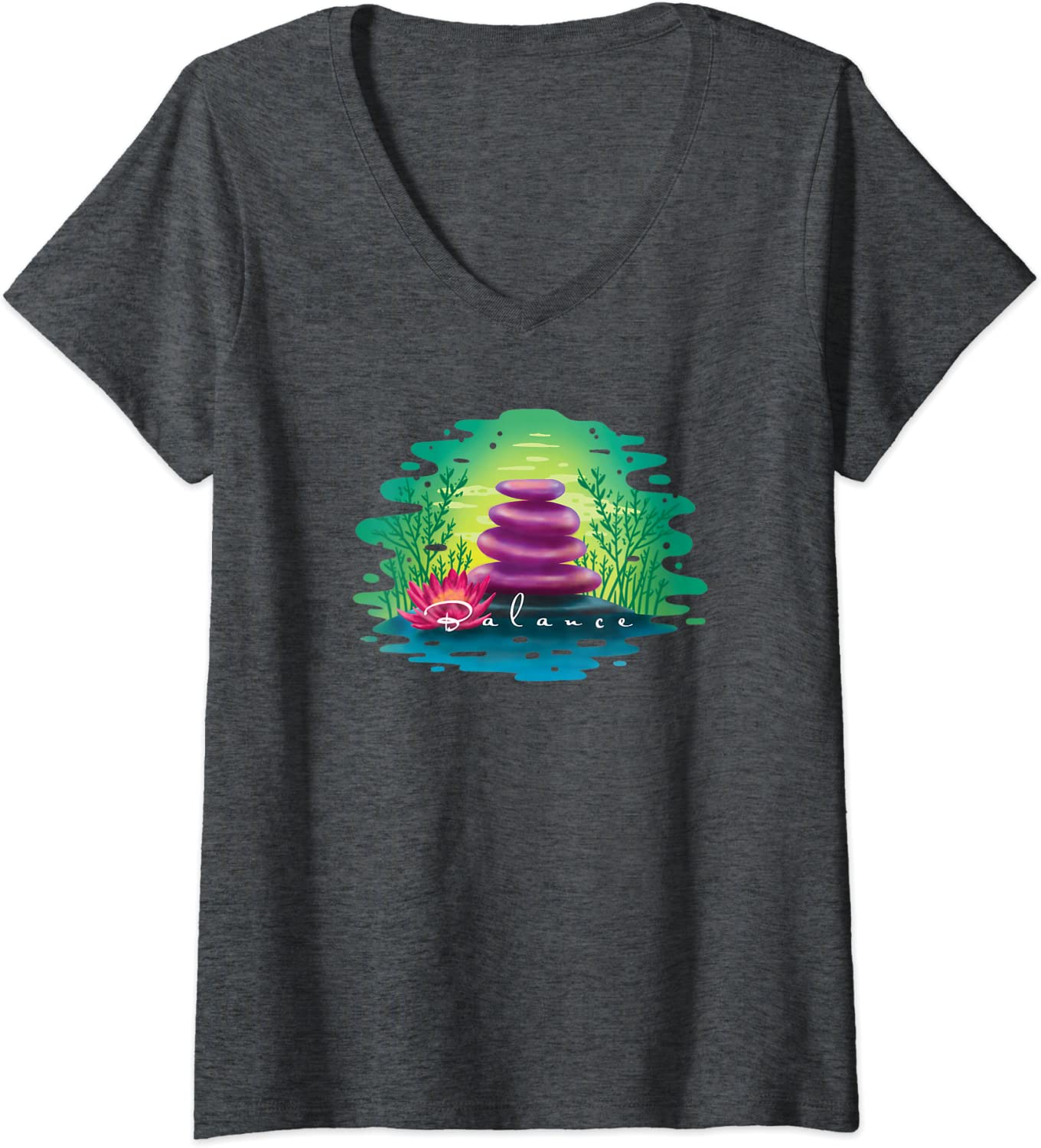 V-Neck T-Shirt - Balance