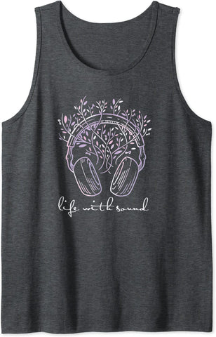 Men's Tank Top - Life With Sound, Light