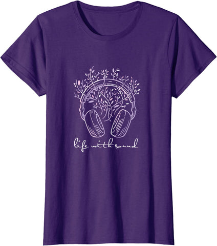 Women's T-Shirt - Life With Sound, Light