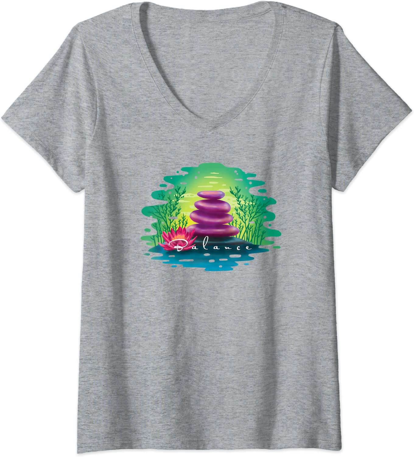 V-Neck T-Shirt - Balance