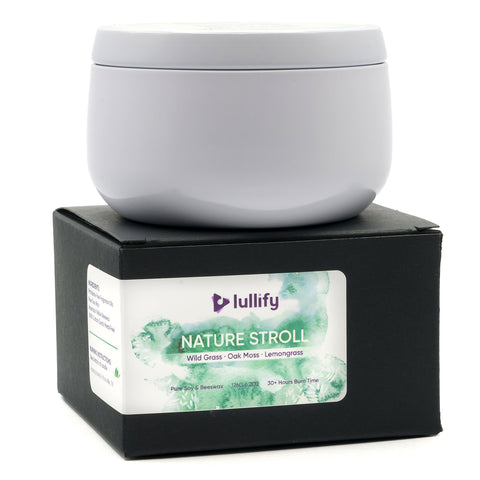 Lullify Natural Soy & Beeswax Candles | Nature Stroll