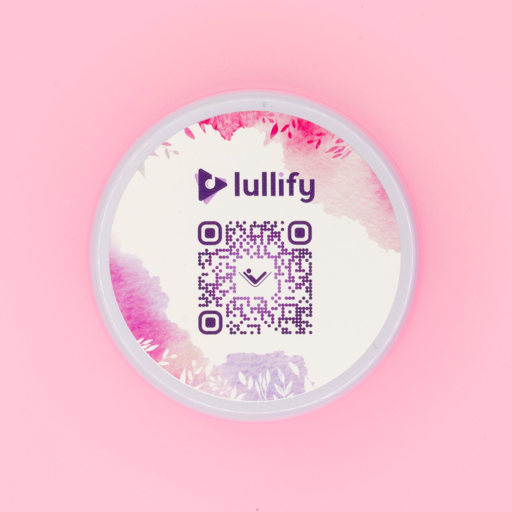 lullify basil scented candle lid