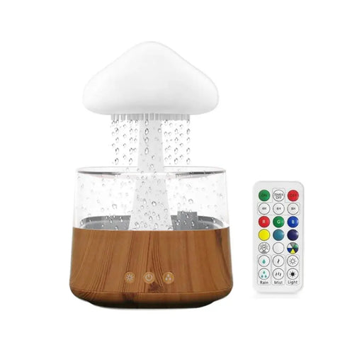 Rain Cloud Aromatherapy Humidifier And Diffuser With Remote