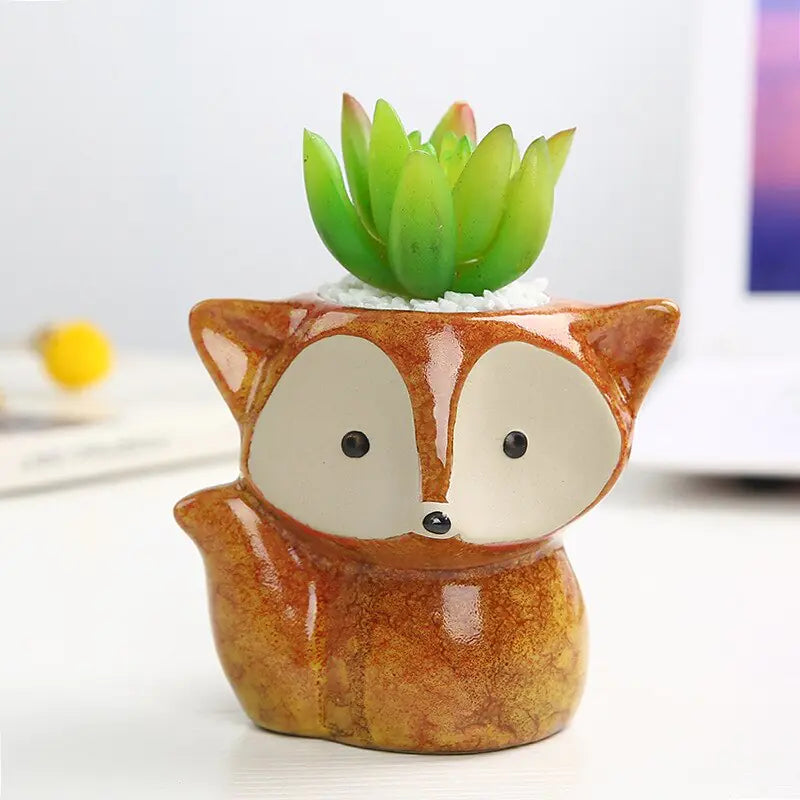 fox succulent Lovely Fox Style Plant Pot – Lifestyle by Lullify