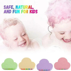 Exfoliating Cloud Bubble Bath Bombs For Babies