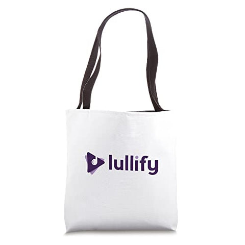 Tote Bag - Lullify Logo, White