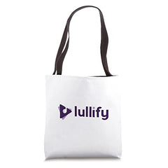 Tote Bag - Lullify Logo, White