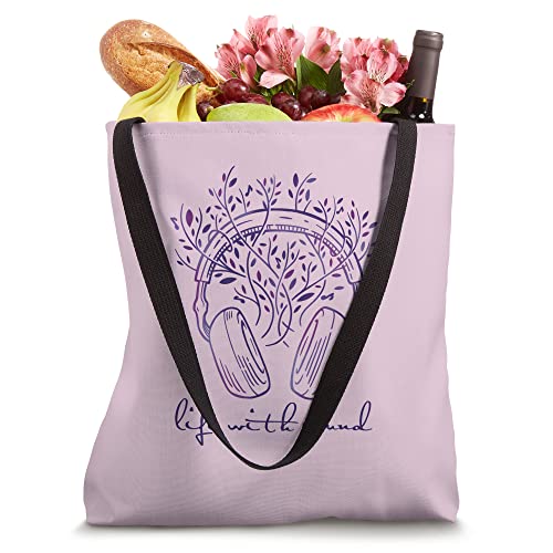 Tote Bag - Life With Sound, Pink