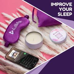 Lullify Silk Sleeping Mask and Travel Kit