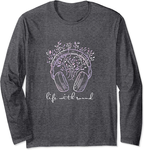 Long Sleeve T-Shirt - Life With Sound, Light