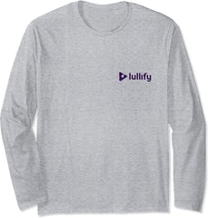 Long Sleeve T-Shirt - Lullify Logo, Dark