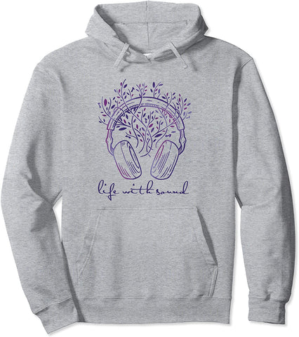 Pullover Hoodie - Life With Sound, Dark
