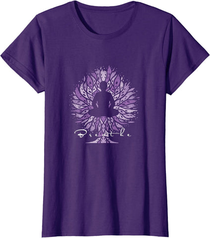 Women's T-Shirt - Breathe, Alternate Purple