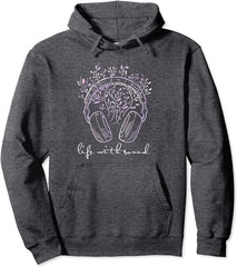 Pullover Hoodie - Life With Sound, Light
