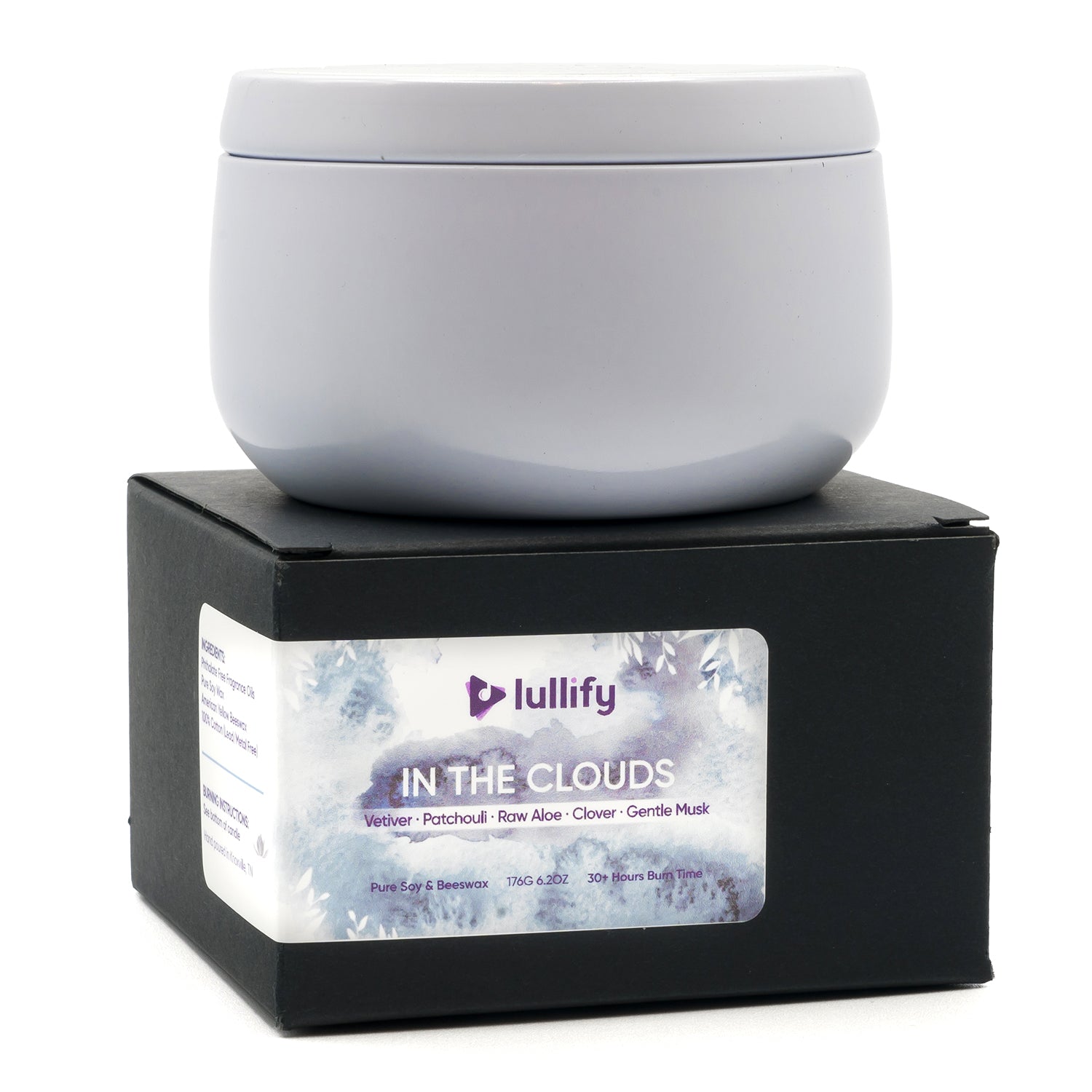 Lullify Natural Soy & Beeswax Candles | In The Clouds