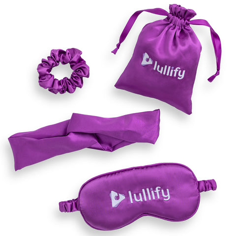 Lullify Silk Sleeping Mask and Travel Kit