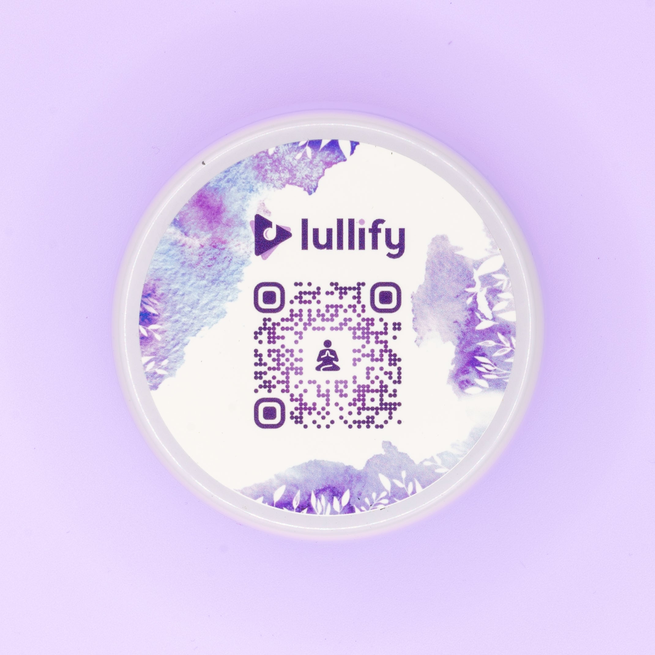 lullify lavender scented candle lid