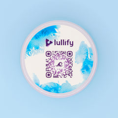 lullify beach scented candle lid