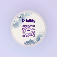 lullify rain scented candle lid